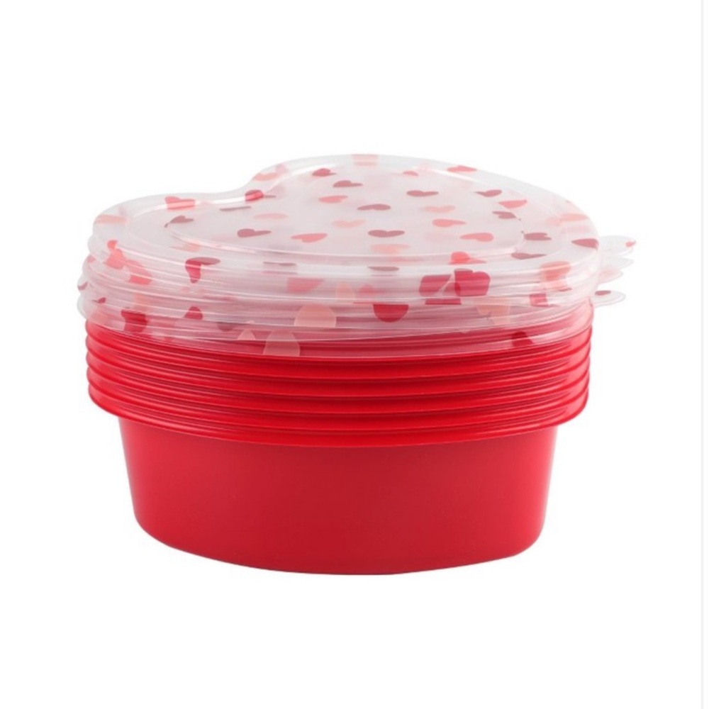NEW Cook With Color Heart-Shaped Food Storage Containers ❤️🩷❤️🩷 - Picture 12 of 16